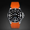 Rolex - Rubber B - Bracelet caoutchouc pour Deepsea 116660 - Série boucle ardillon - watch band leather strap - ABP Concept -