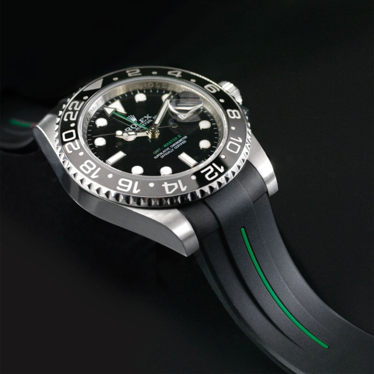 Rolex - Rubber B strap for GMT Master II CERAMIC - Classic Series 