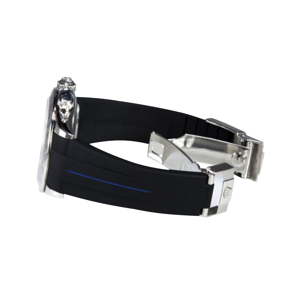 Rolex - Rubber B - Bracelet caoutchouc pour Milgauss 40mm - Série classique - watch band leather strap - ABP Concept -