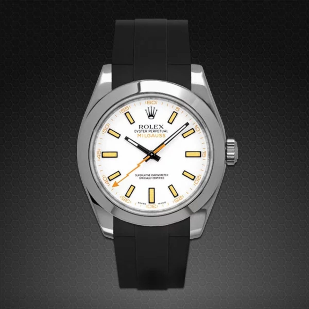 Rolex Rubber B strap for Milgauss 40mm Classic Series – ABP