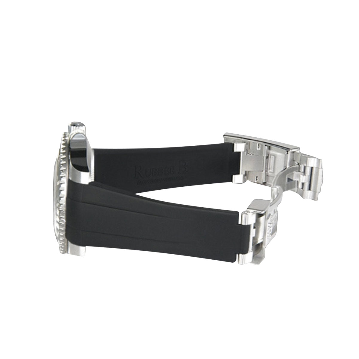 Rolex - Rubber B - Bracelet en caoutchouc pour Sea-Dweller 4000 - Édition Glidelock ref. 116600 - watch band leather strap - ABP Concept -