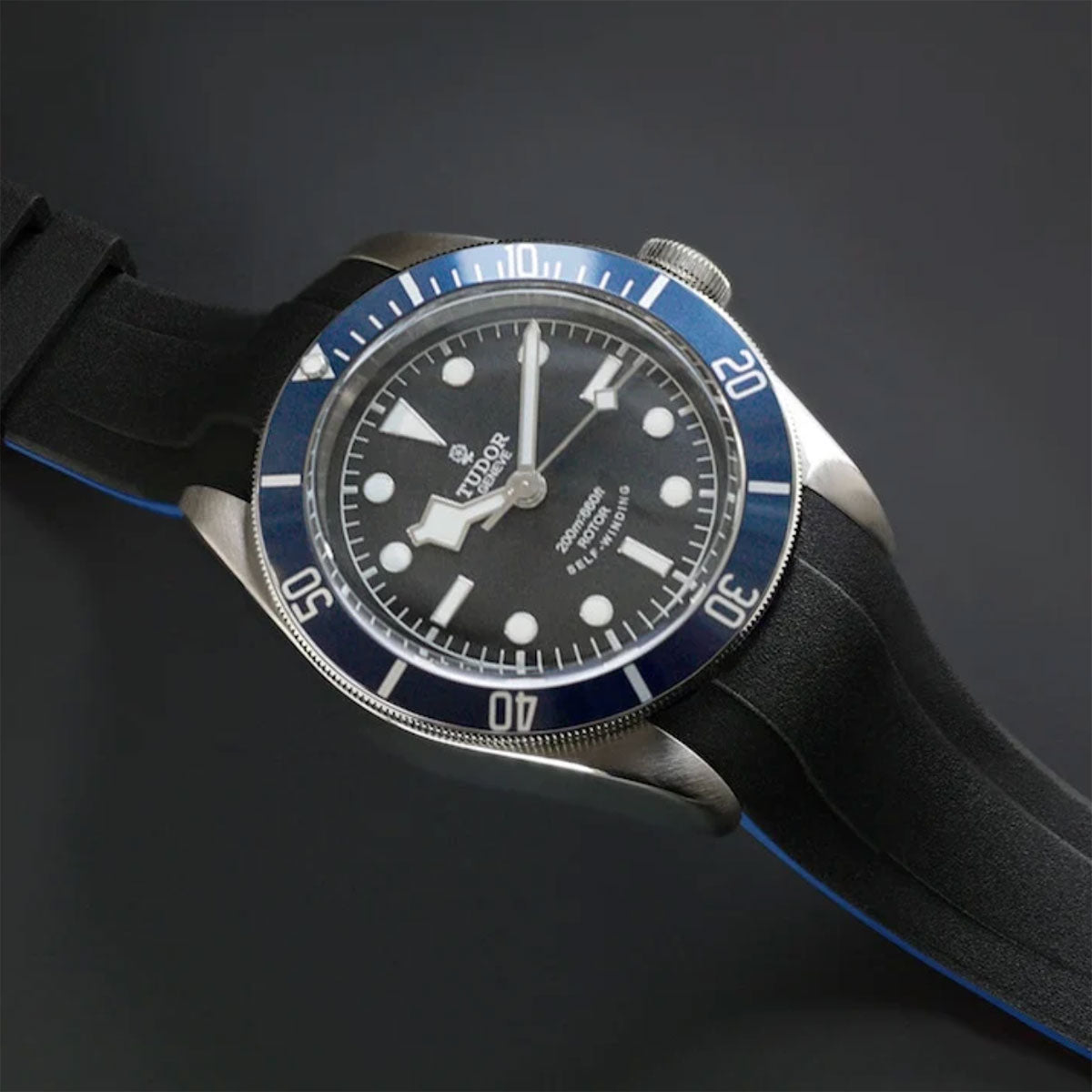 Tudor Rubber B strap for Black Bay 41mm Classic Series – ABP