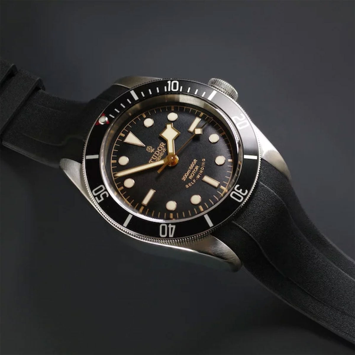 Tudor Rubber B strap for Black Bay 41mm Classic Series – ABP