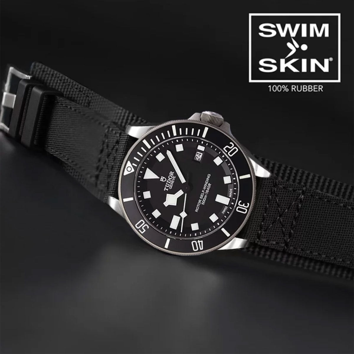 Tudor Rubber B bracelet for Pelagos 42mm Rubber Cuff Series