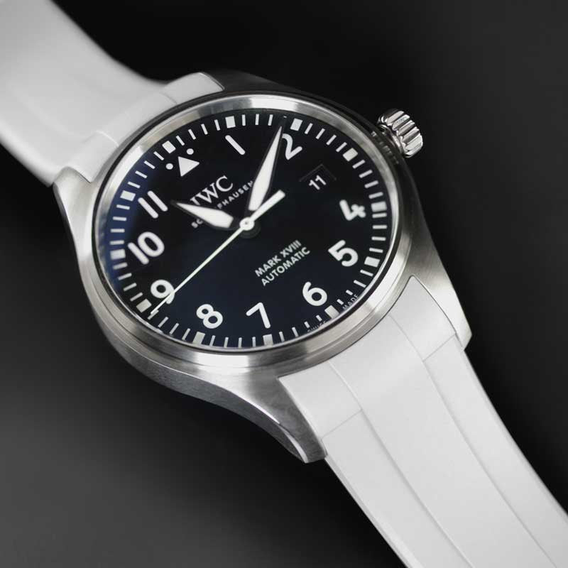 ​IWC - Rubber B strap for Mark XVII and Mark XVIII - Tang buckle series