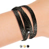 Bracelet spartiate veau pailleté - watch band leather strap - ABP Concept -
