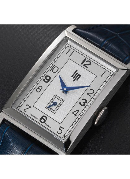Montre Lip - Churchill T24 bracelet cuir bleu