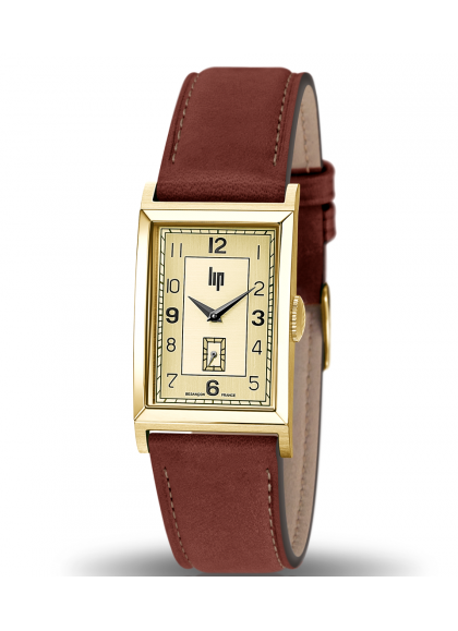 時計 LIP Churchill T24 Lip Watch - Churchill T24 Dark Brown Leather Strap – Atelier du