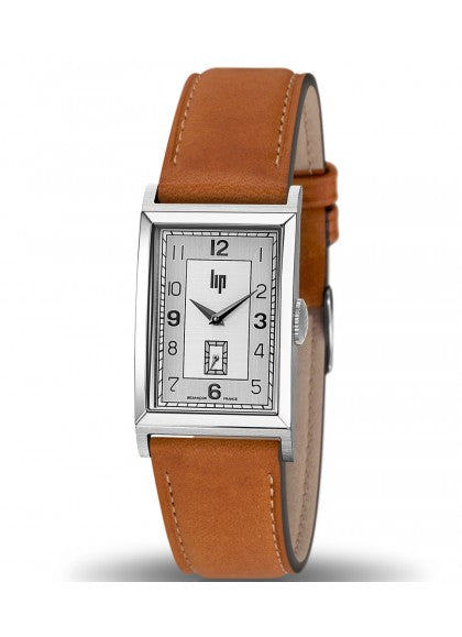 Lip Watch - Churchill T24 Light Brown Leather Strap – Atelier-du
