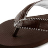 Tongs alligator – Havaianas customisées marron – Alligator sauvage - watch band leather strap - ABP Concept -