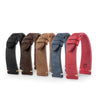 Tudor Black Bay Heritage - Bracelet-montre cuir - Veau brossé (noir, marron, bleu, rouge) - watch band leather strap - ABP Concept -