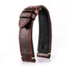 Tudor Black Bay Heritage - Bracelet de montre cuir - Alligator tannage waxé (noir, marron) - watch band leather strap - ABP Concept -