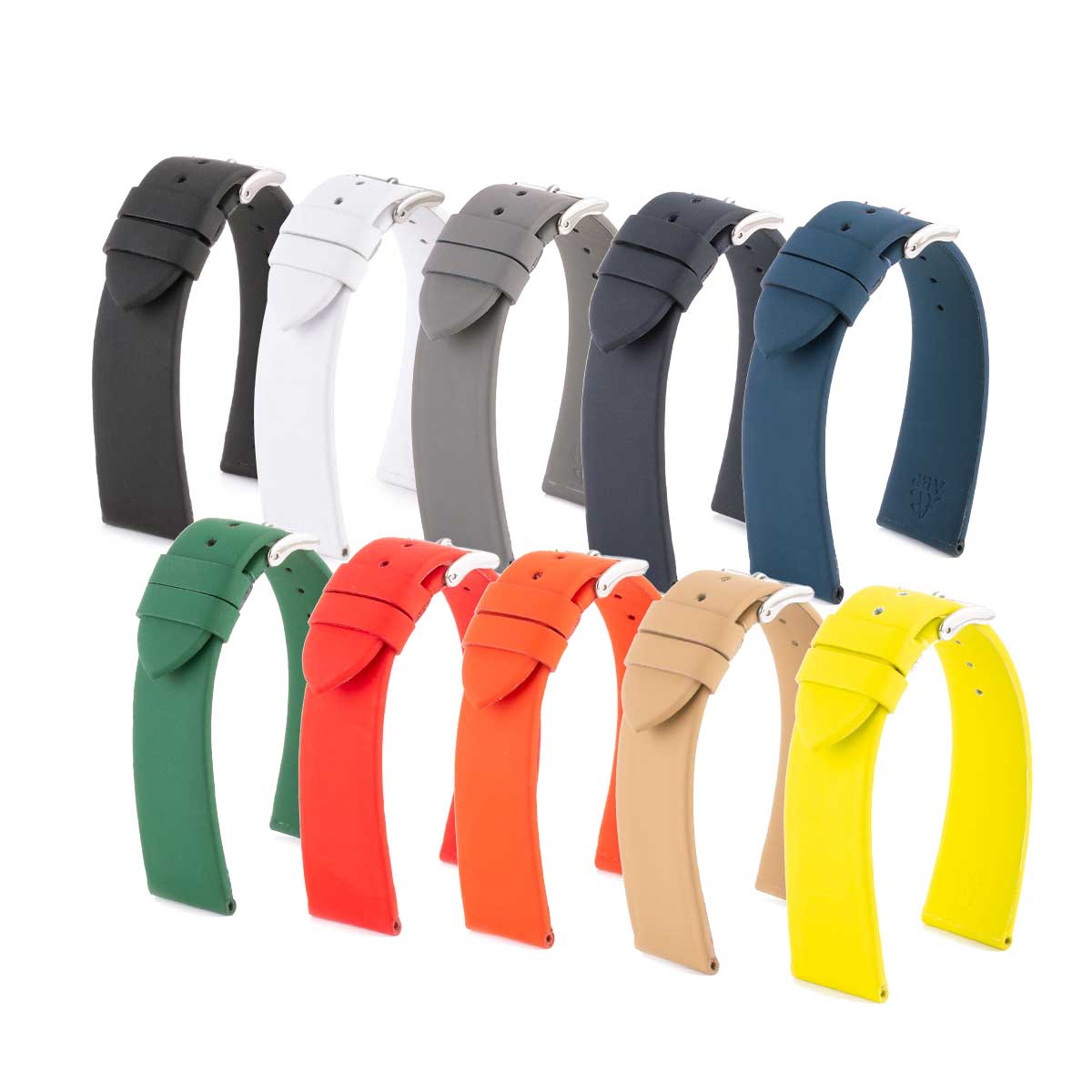 Bracelet Montre Cuir Bleu Foncé - Veau Lisse - Tailles 18 à 28mm - Longueur XL