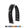 Bracelet Vintage "Racing" - Bracelet montre cuir - Veau (noir, gris, marron, bleu, rouge, taupe, camo) - watch band leather strap - ABP Concept -